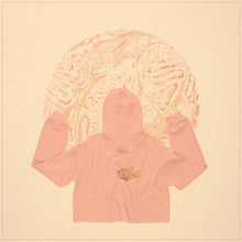 Load image into Gallery viewer, THE SUN RISES OVER MY CARCINOMA CROP HOODIE