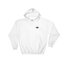 Load image into Gallery viewer, FUCK RACIST SCUM WHITE HOODIE FRONT